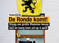 Leeuwenvlag tijdens de Ronde
